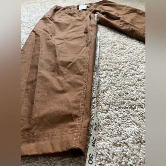 Nike Club Woven Tapered Leg Pants Brown Loose Fit - Picture 13 of 13